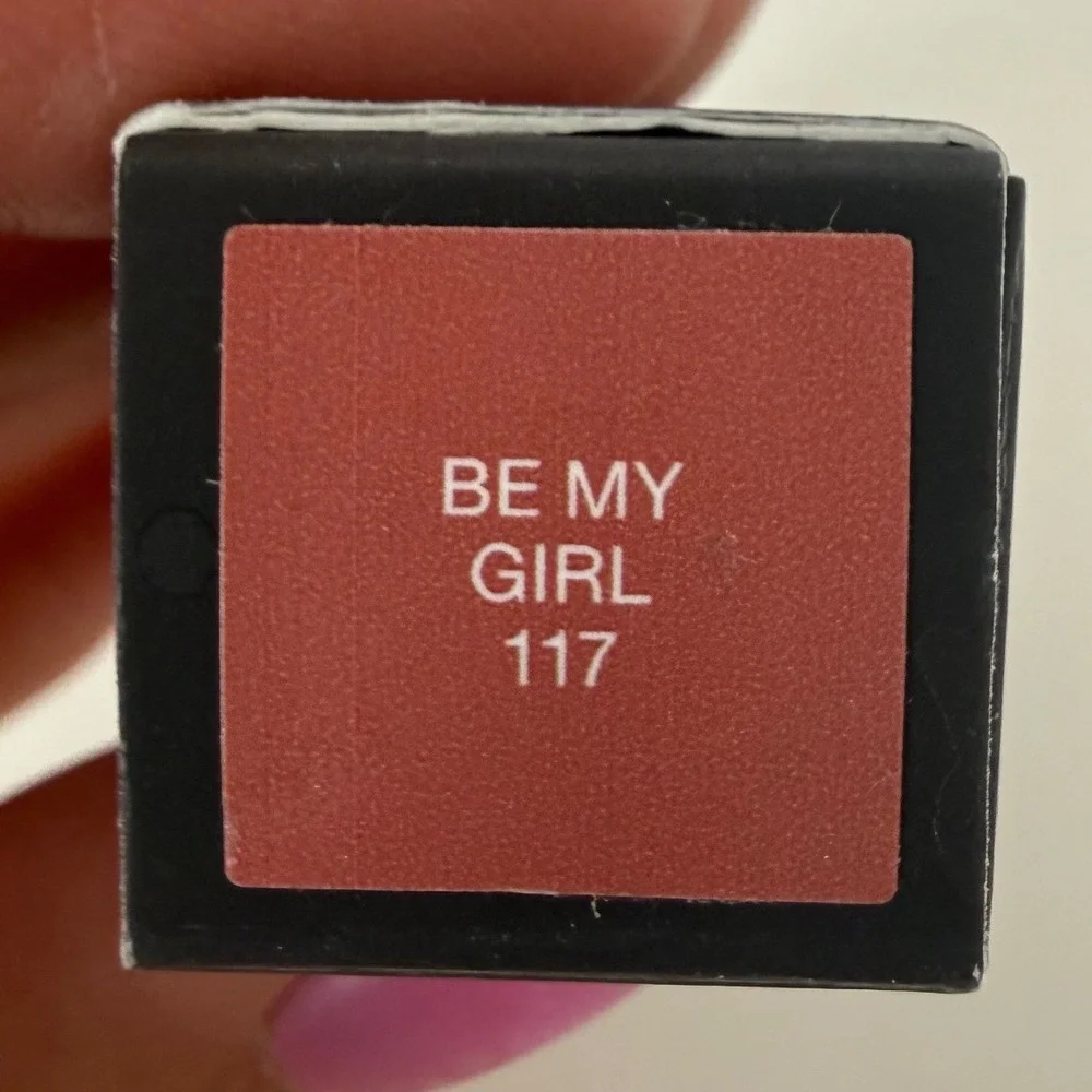 NARS Lipstick Powermatte Be My Girl 117 Rosy Nude Matte 10HR Wear Full Size New